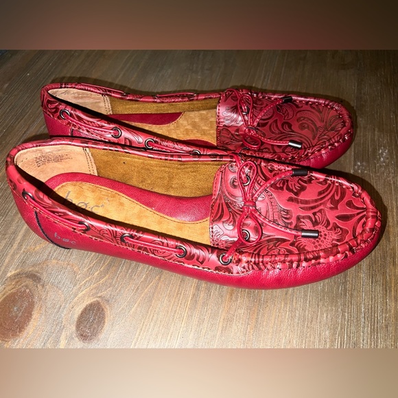boc Shoes Red Loafers Boc Driving Shoes Poshmark